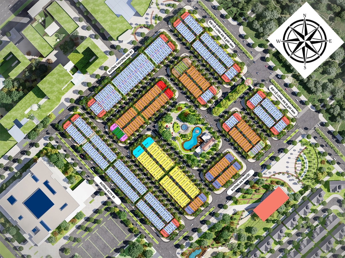 PHỐ THƯƠNG MẠI AN KHANG RESIDENCE Mat bang phan lo An Khang Residence - PHỐ THƯƠNG MẠI AN KHANG RESIDENCE