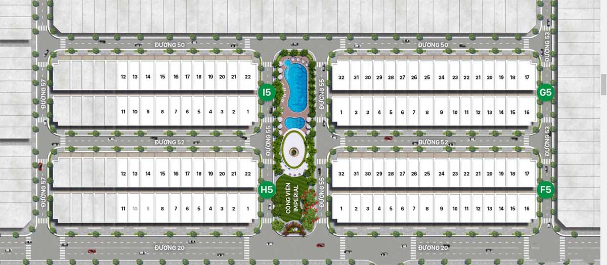 SUNLAKE SHOP VILLAS mat bang phan lo Sunlake Shop Villa - SUNLAKE SHOP VILLAS