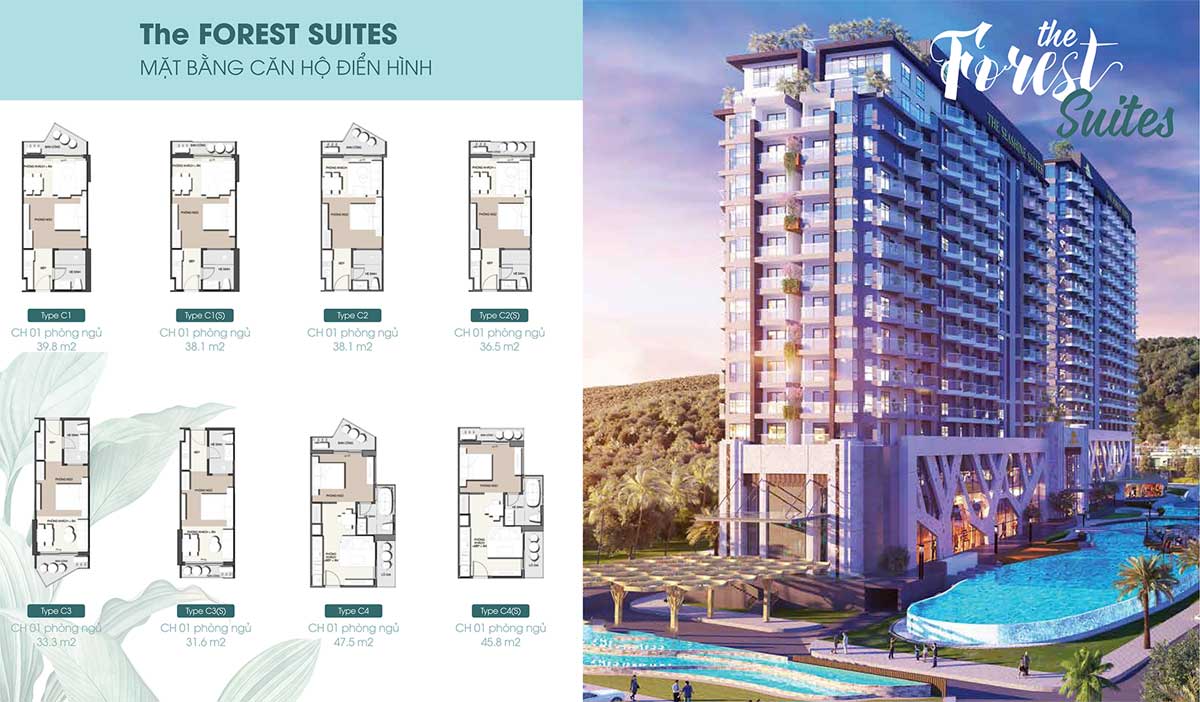 THE APUS LONG HẢI phoi canh can ho condotel forest suites the apus - THE APUS LONG HẢI