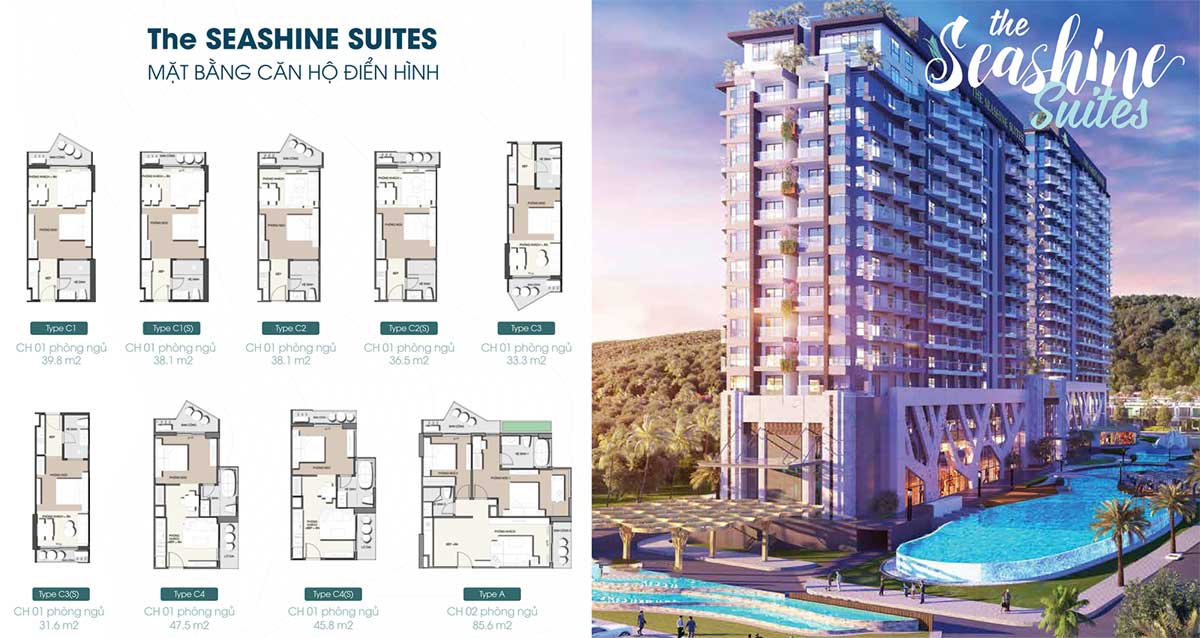 THE APUS LONG HẢI phoi canh can ho condotel seashine suites the apus - THE APUS LONG HẢI