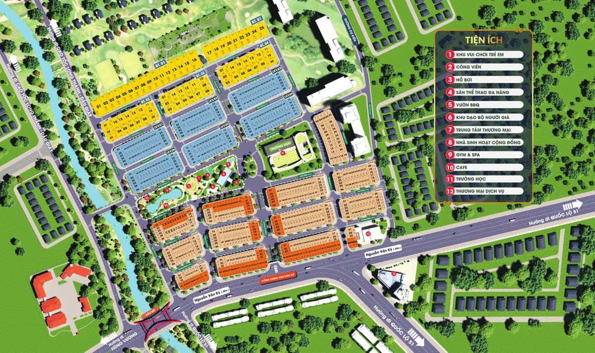 DỰ ÁN SHOPHOUSE VÀ BIỆT THỰ VALERICH tien ich valerich - DỰ ÁN SHOPHOUSE VÀ BIỆT THỰ VALERICH