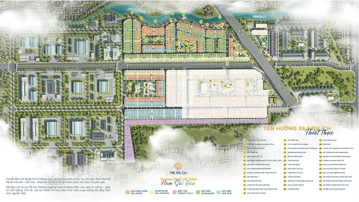 39 tien ich cao cap nhat the sol city - The Sol City