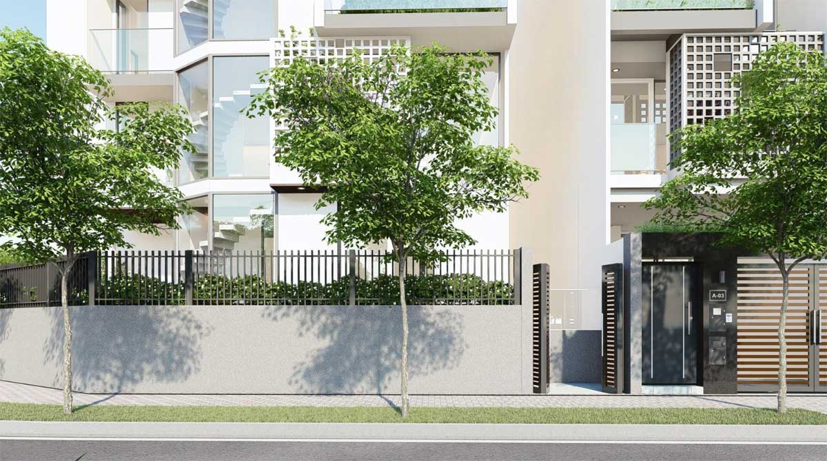 Cong Nha pho Precia Riverside Quan 2 - Precia Riverside