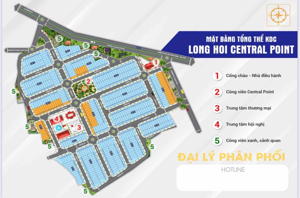 Mat bang phan lo du an long hoi central point - LONG HỘI CENTRAL POINT