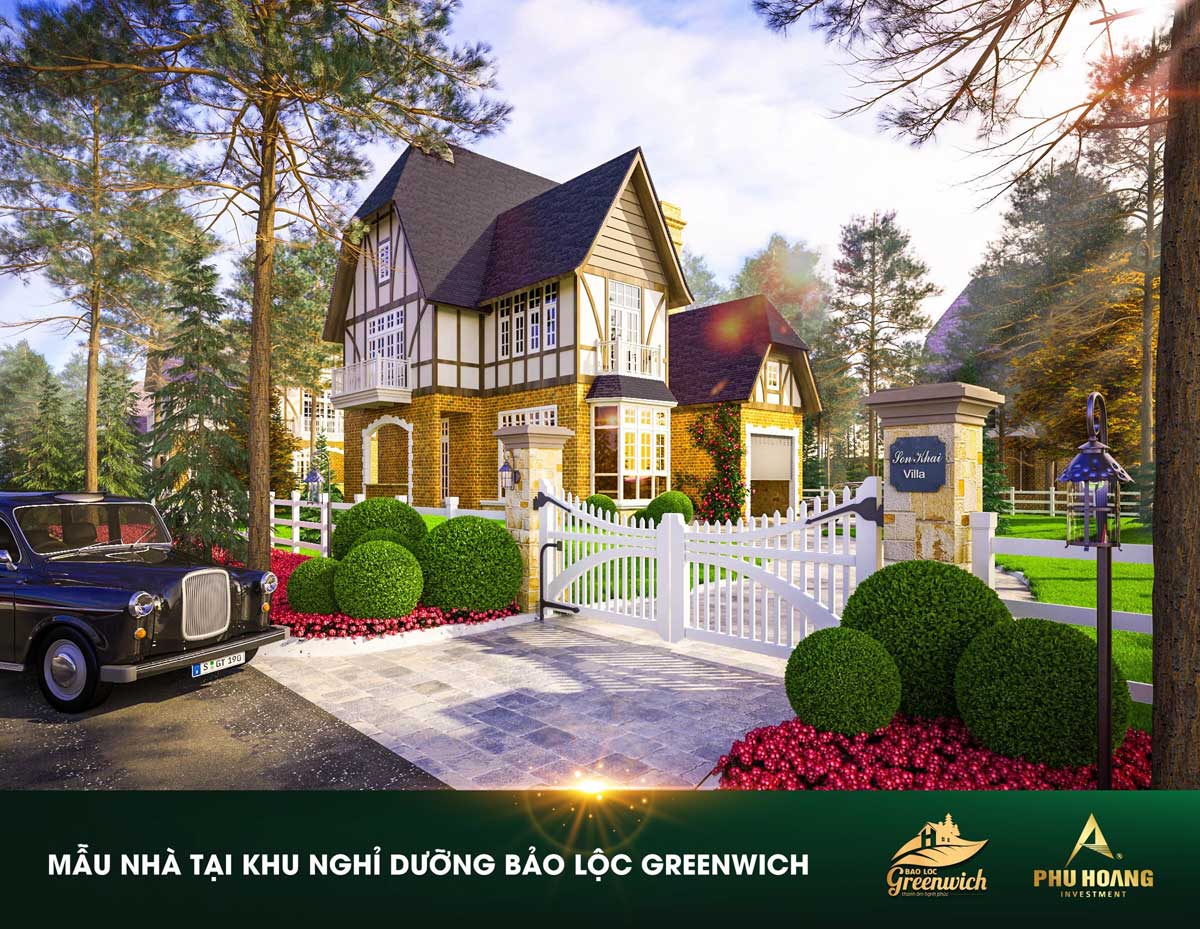 BẢO LỘC GREENWICH Nha mau Khu nghi duong Bao Loc Greenwich - BẢO LỘC GREENWICH