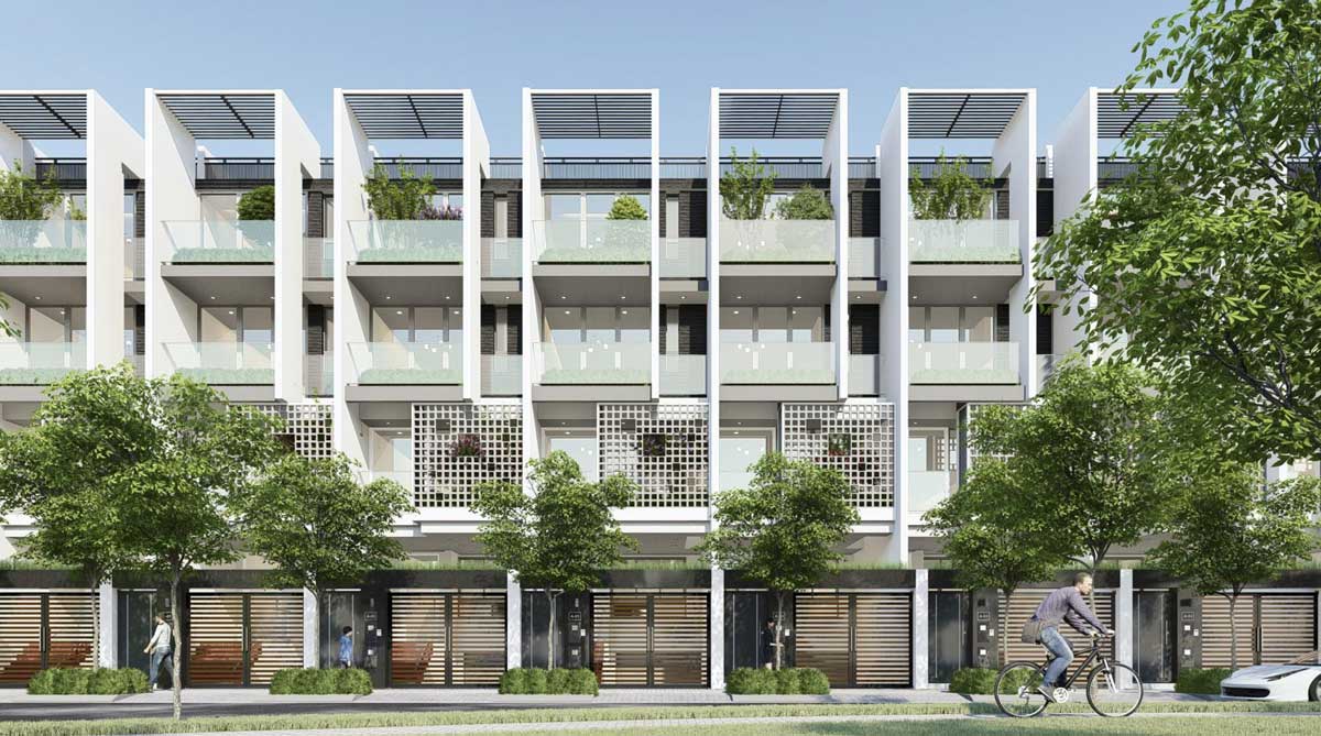 Phoi canh Nha pho Precia Riverside q2 - Precia Riverside