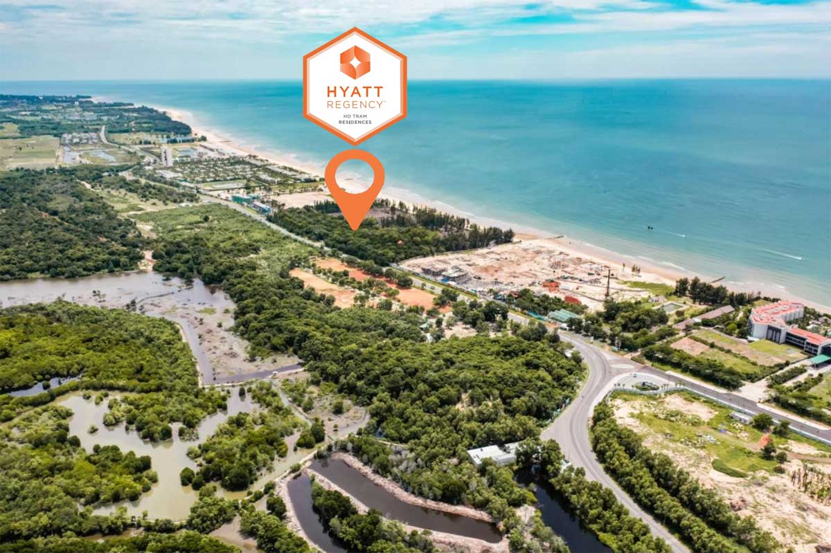 Vi tri thuc te Du an Hyatt Regency Ho Tram Residences - Hyatt Regency Ho Tram Residences