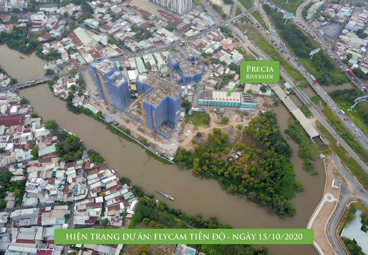 cap nhat tien do thi cong nha pho precia riverside moi nhat nam 2021 - Precia Riverside