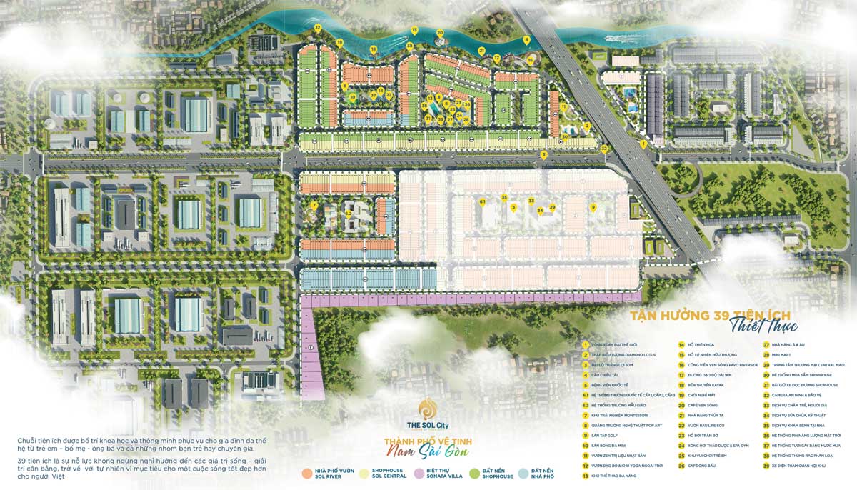 mat bang the sol city long an - The Sol City