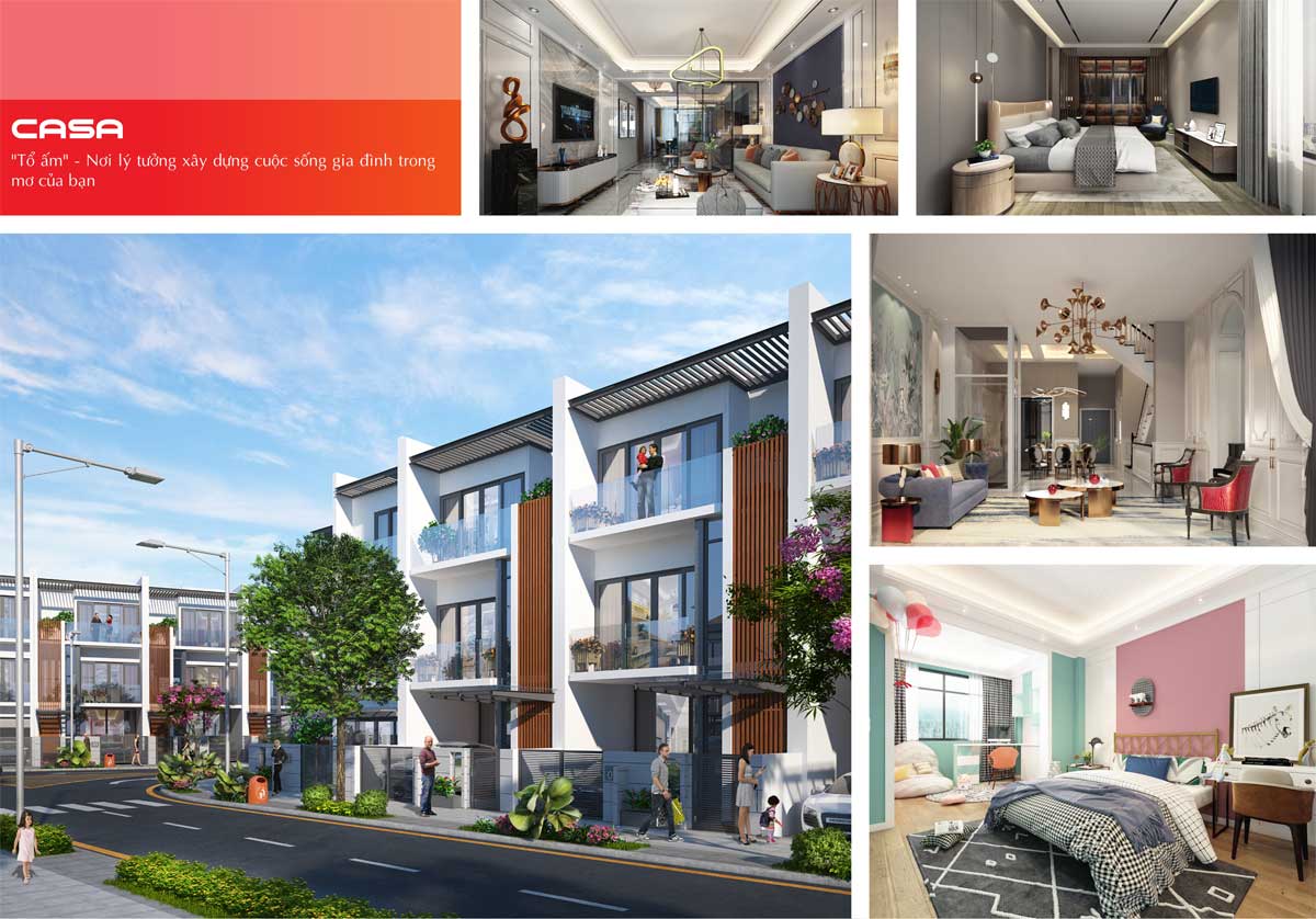 Fenix City Hậu Giang phoi canh khu casa du an fenix city - Fenix City Hậu Giang