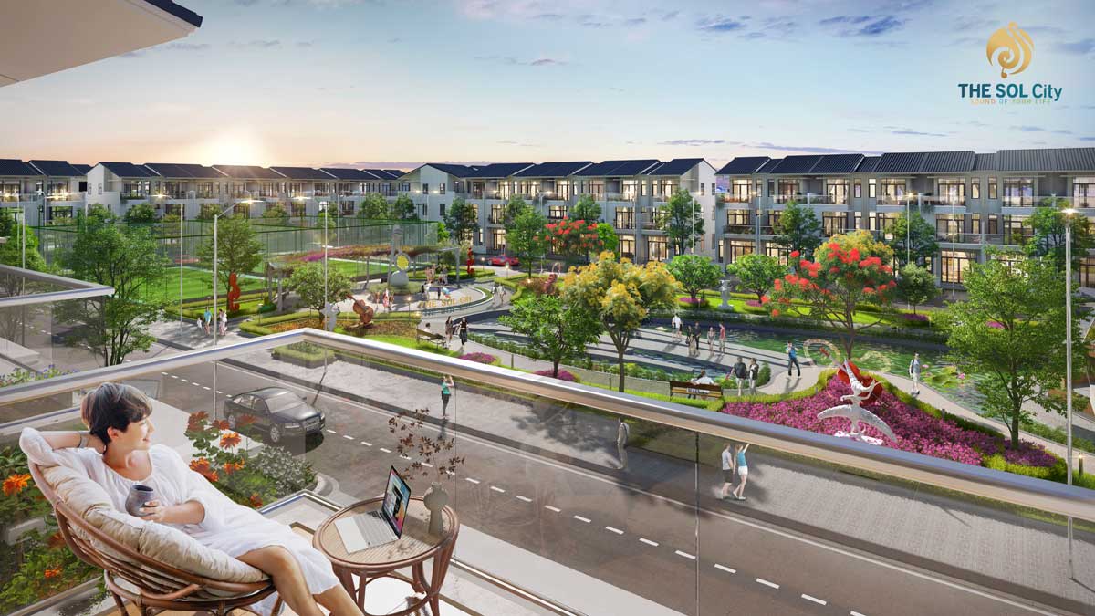 tien ich cong vien du an the sol city - The Sol City